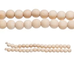 Wholesale 🔥 Light Natural Wooden Round Beads, 10mm by Bead Landing™ 😉