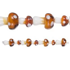 Best reviews of โค๏ธ 12 Packs: 7 ct. (84 total) Mushroom Glass Beads by Bead Landing™ โจ