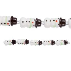 Brand new 😉 12 Packs: 5 ct. (60 total) Snowman Lampwork Beads, 23mm by Bead Landing™ 💯