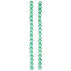 New 🤩 Aqua Cat Eye Glass Round Beads, 8mm by Bead Landing™ 👏 -Deals Bead Landing Store 10547841 30