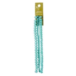 Outlet 🎉 Aqua Faceted Glass Rondelle Bead Strings by Bead Landing™ 💯 -Deals Bead Landing Store 10547850