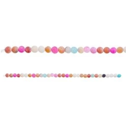 Best Pirce ⌛ Matte Multicolor Crackled Agate Round Beads, 6mm by Bead Landing™ 😀