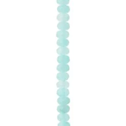 Best Pirce 🧨 Aqua Dyed Quartz Faceted Rondelle Beads, 8mm by Bead Landing™ 😍