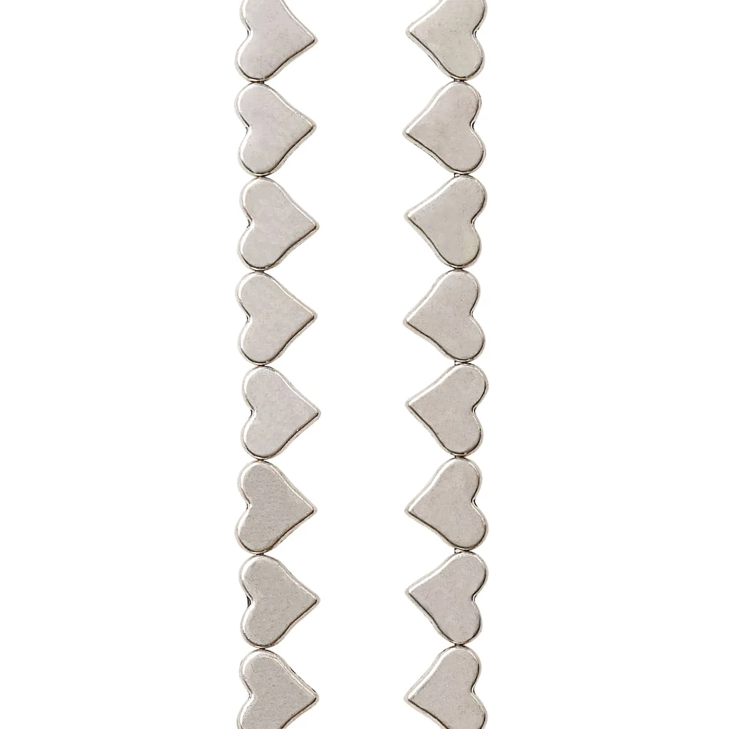Top 10 😍 Silver Metal Heart Beads, 6mm by Bead Landing™ 🤩 3 Top 10 😍 Silver Metal Heart Beads, 6mm by Bead Landing™ 🤩