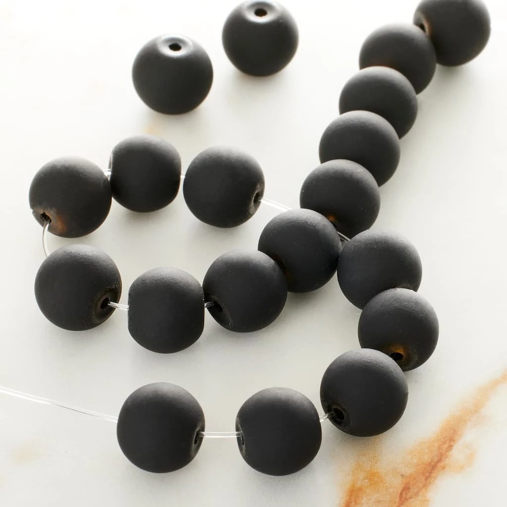 Best Sale π Black Glass Round Beads, 10mm by Bead Landing™ βοΈ 4 Best Sale π Black Glass Round Beads, 10mm by Bead Landing™ βοΈ - Image 2