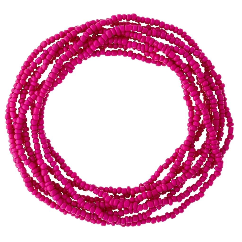 Cheapest ✔️ Dark Pink Glass Seed Beads, 6/0 by Bead Landing™ 🔥 3 Cheapest ✔️ Dark Pink Glass Seed Beads, 6/0 by Bead Landing™ 🔥