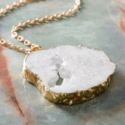 Discount 🎉 Signature Color Shop White Druzy Quartz Pendant By Bead Landing™ 💯 -Deals Bead Landing Store 10549055 20