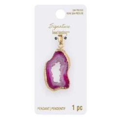 Promo 🌟 Signature Color Shop Pink Druzy Quartz Pendant by Bead Landing™ ✨ -Deals Bead Landing Store 10549061
