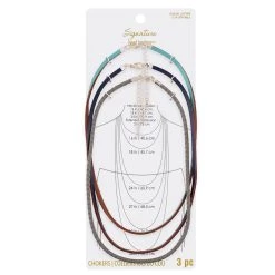 New 🌟 Signature Color Shop Navy Mix Leather Chokers By Bead Landing™ 🌟