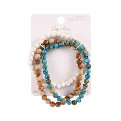 Hot Sale 🎁 6 Packs: 3 ct. (18 total) Signature Color Shop Azur Malachite Bracelets by Bead Landing™ 💯 -Deals Bead Landing Store 10549335 1