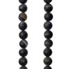 Buy 🥰 Matte Black & Brown Striped Agate Round Beads, 8mm by Bead Landing™ 💯 -Deals Bead Landing Store 10549756 31