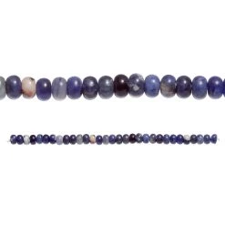 Outlet 👍 Blue Sodalite Rondelle Beads, 6mm by Bead Landing™ 😍
