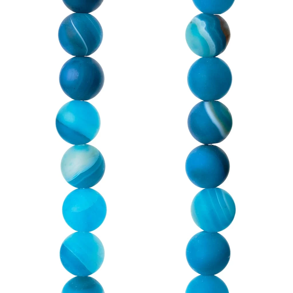 Best reviews of 👍 Blue Matte Striped Agate Round Beads, 8mm by Bead Landing™ ✔️ 3 Best reviews of 👍 Blue Matte Striped Agate Round Beads, 8mm by Bead Landing™ ✔️
