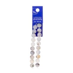 Cheap 🧨 12 Pack: Matte Chalcedony Round Beads, 10mm by Bead Landing™ 💯 -Deals Bead Landing Store 10549782