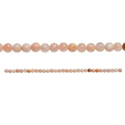 Outlet ⭐ Light Pink & Orange Sunstone Round Beads, 6mm by Bead Landing™ 🛒