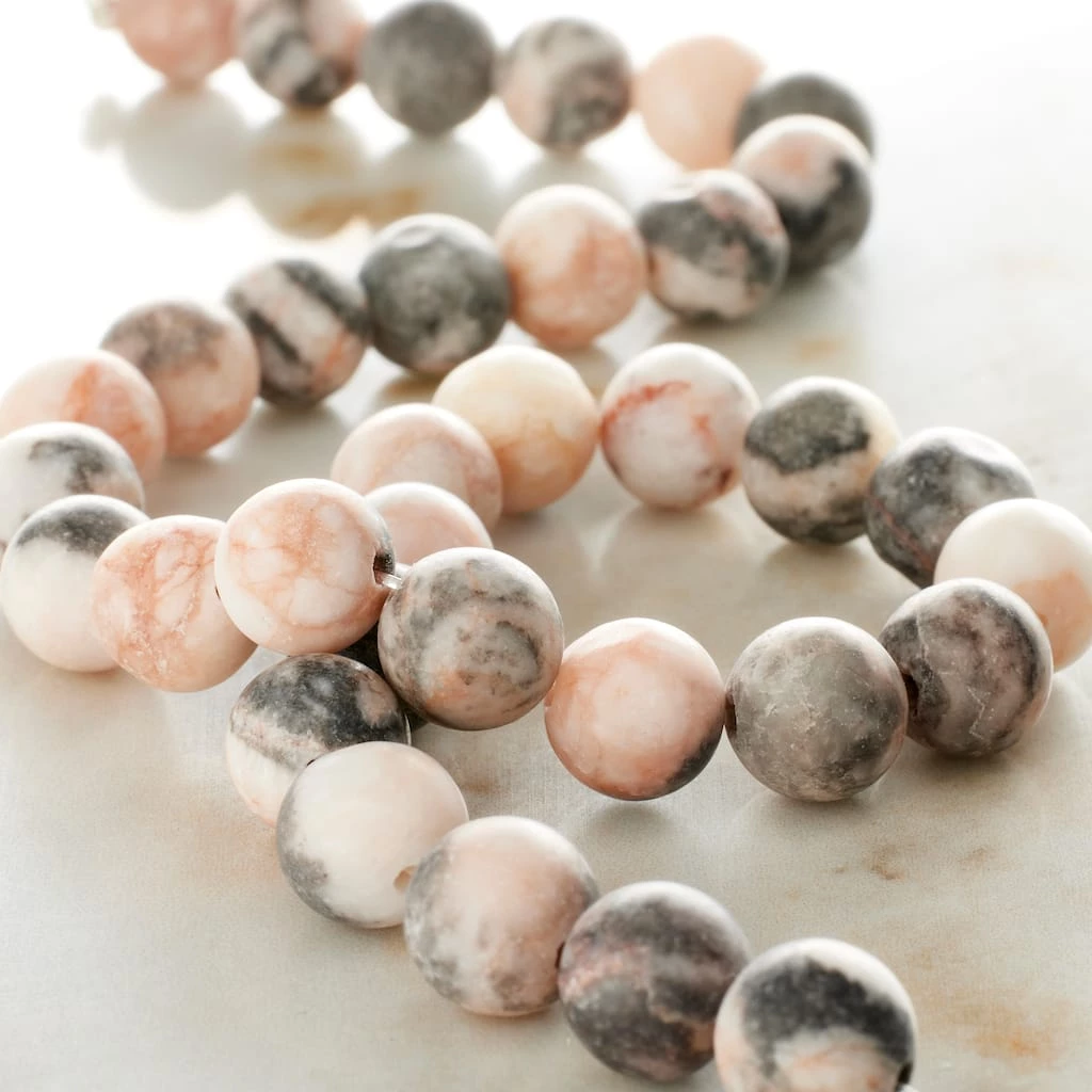 Flash Sale ⭐ Pink & Gray Mix Agate Round Beads, 8mm by Bead Landing™ ✨ 4 Flash Sale ⭐ Pink & Gray Mix Agate Round Beads, 8mm by Bead Landing™ ✨ - Image 2