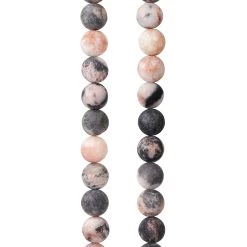 Flash Sale ⭐ Pink & Gray Mix Agate Round Beads, 8mm by Bead Landing™ ✨