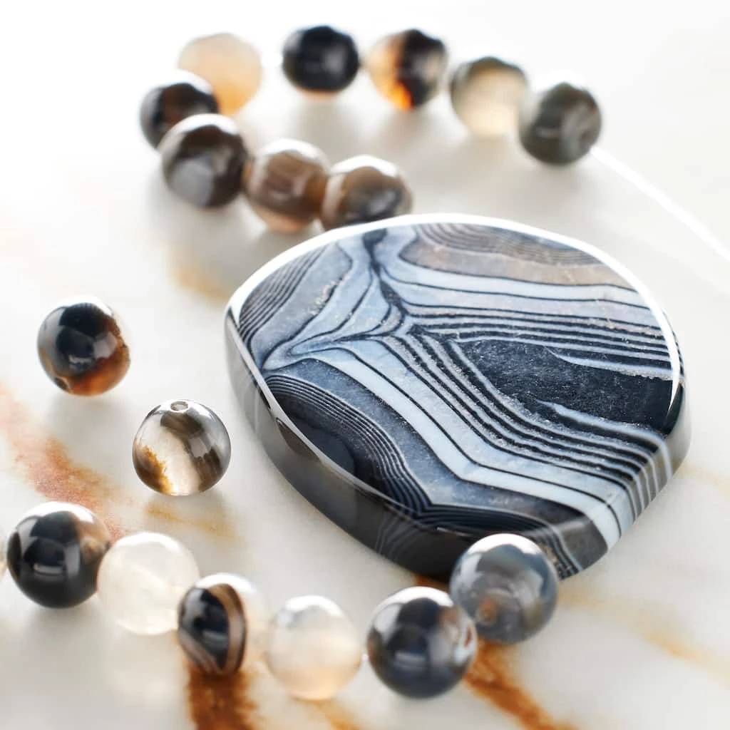 Best reviews of ⭐ Black Agate Round Beads with Center Piece by Bead Landing™ 🔥 4 Best reviews of ⭐ Black Agate Round Beads with Center Piece by Bead Landing™ 🔥 - Image 2