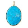 Outlet ✨ Signature Color Shop Gold & Turquoise Howlite Pendant By Bead Landing™ 💯 -Deals Bead Landing Store 10550147 30