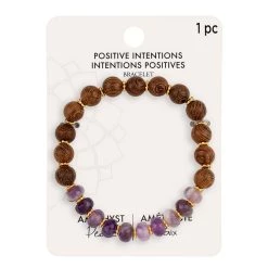Budget 🎁 Positive Intentions Gold Amethyst Bracelet By Bead Landing™ ❤️