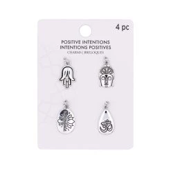 Best deal 👍 Positive Intentions Antique Rhodium Hand Charms By Bead Landing™ 😉