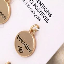 Promo ⌛ Positive Intentions Antique Gold Round Word Charms By Bead Landing™ 🛒 -Deals Bead Landing Store 10557336 4