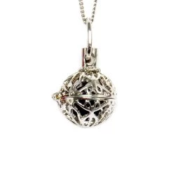 Coupon 😉 Silver Filigree Ball Diffuser Locket Necklace by Bead Landing® 😍 -Deals Bead Landing Store 10558770 4