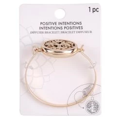 Wholesale ✔️ Positive Intentions Tree Gold Diffuser Bracelet by Bead Landing™ ⌛ -Deals Bead Landing Store 10580344 1