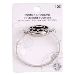 Wholesale 🎁 Positive Intentions Rhodium Paw Diffuser Bracelet by Bead Landing™ 🎉