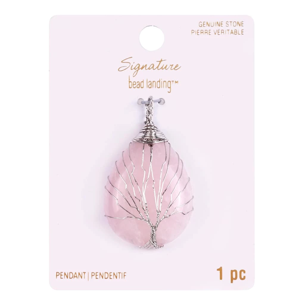 Discount ๐งจ 12 Pack: Signature Rose Quartz Wire Wrapped Pendant by Bead Landing™ ๐ 3 Discount ๐งจ 12 Pack: Signature Rose Quartz Wire Wrapped Pendant by Bead Landing™ ๐