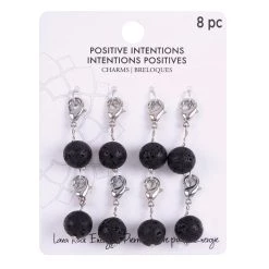 Cheapest ⭐ Positive Intentions Black Lava Rock Charms by Bead Landing™ 🧨