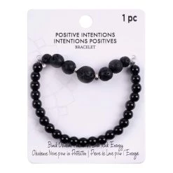 Best reviews of 🧨 Positive Intentions Black Obsidian & Lava Bracelet by Bead Landing™ 👍