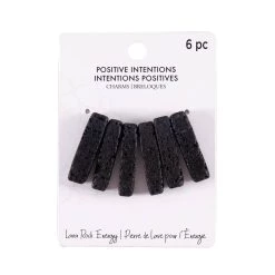 Brand new 💯 Positive Intentions Black Lava Chip Charms by Bead Landing™ 🥰