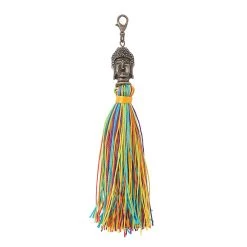 Discount 🌟 Positive Intentions Buddha & Rainbow Tassel Pendant by Bead Landing™ 🧨