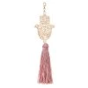Flash Sale 😉 Positive Intentions Hamsa & Pink Tassel Pendant by Bead Landing™ 😍 -Deals Bead Landing Store 10581071 1