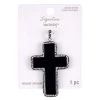 New 🧨 6 Pack: Signature Color Shop Black Agate Cross Pendant by Bead Landing™ 🎉 -Deals Bead Landing Store 10592381 1 1