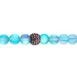 Coupon 😉 Signature Color Shop Blue Glass & Pave Bead Bracelet by Bead Landing™ 🧨 -Deals Bead Landing Store 10592610 2