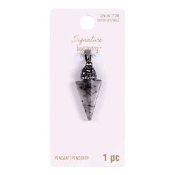 Cheapest โจ Signature Color Shop Black Rutilated Quartz Pendant by Bead Landing™ ๐คฉ