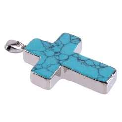 Flash Sale 🌟 Signature Color Shop Turquoise Cross Pendant by Bead Landing™ ⭐ -Deals Bead Landing Store 10592622 2