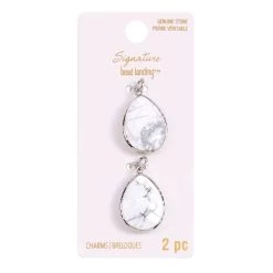 Coupon ๐ Signature Color Shop White Howlite Drop Charms by Bead Landing™ ๐คฉ