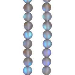 Flash Sale 😀 Light Gray Matte Glass Round Beads, 6mm by Bead Landing™ 🥰