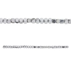 Brand new 😍 Silver Hematite Cube Beads, 6mm by Bead Landing™ 🥰