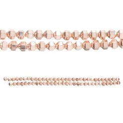 Best Sale 🔥 Rose Gold Hematite Bicone Beads, 4mm by Bead Landing™ 💯 -Deals Bead Landing Store 10594008 3