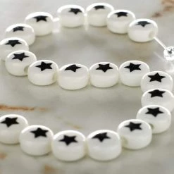 Promo 🥰 12 Pack: Star Printed Ceramic Round Beads, 8mm by Bead Landing™ 🤩 -Deals Bead Landing Store 10594020 20 1