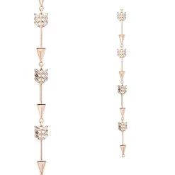 Wholesale 😉 12 Packs: 4 ct. (48 total) Light Rose Gold Metal Arrow Beads, 44.5mm by Bead Landing™ 😉