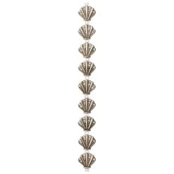 Cheapest 👏 12 Pack: Rhodium Antique Metal Scallop Beads, 15mm by Bead Landing™ 👏 -Deals Bead Landing Store 10594032 30 1