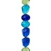 Brand new 🛒 Blue & Green Glass Nugget Beads by Bead Landing™ ⭐