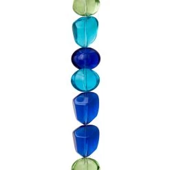 Brand new 🛒 Blue & Green Glass Nugget Beads by Bead Landing™ ⭐