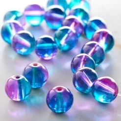 Top 10 ✨ Green, Pink & Blue Glass Round Beads, 10mm by Bead Landing™ 👍 -Deals Bead Landing Store 10594057 20