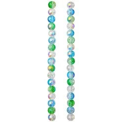 Best Pirce ✨ Blue & Green Crackled Glass Round Beads, 8mm by Bead Landing™ ⭐ 7 Best Pirce ✨ Blue & Green Crackled Glass Round Beads, 8mm by Bead Landing™ ⭐ -Deals Bead Landing Store 10594065 30